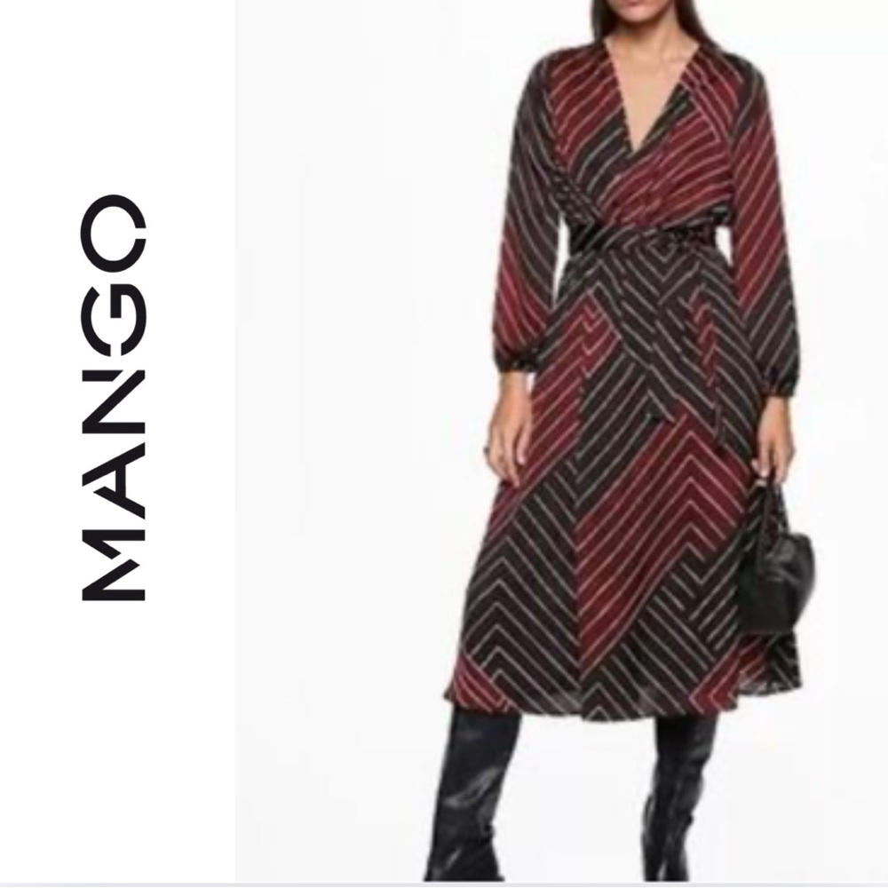 Mango Women's Long Sleeve Dress